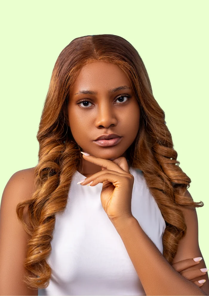 RAW DONOR BLONDE HIGHLIGHT WIG