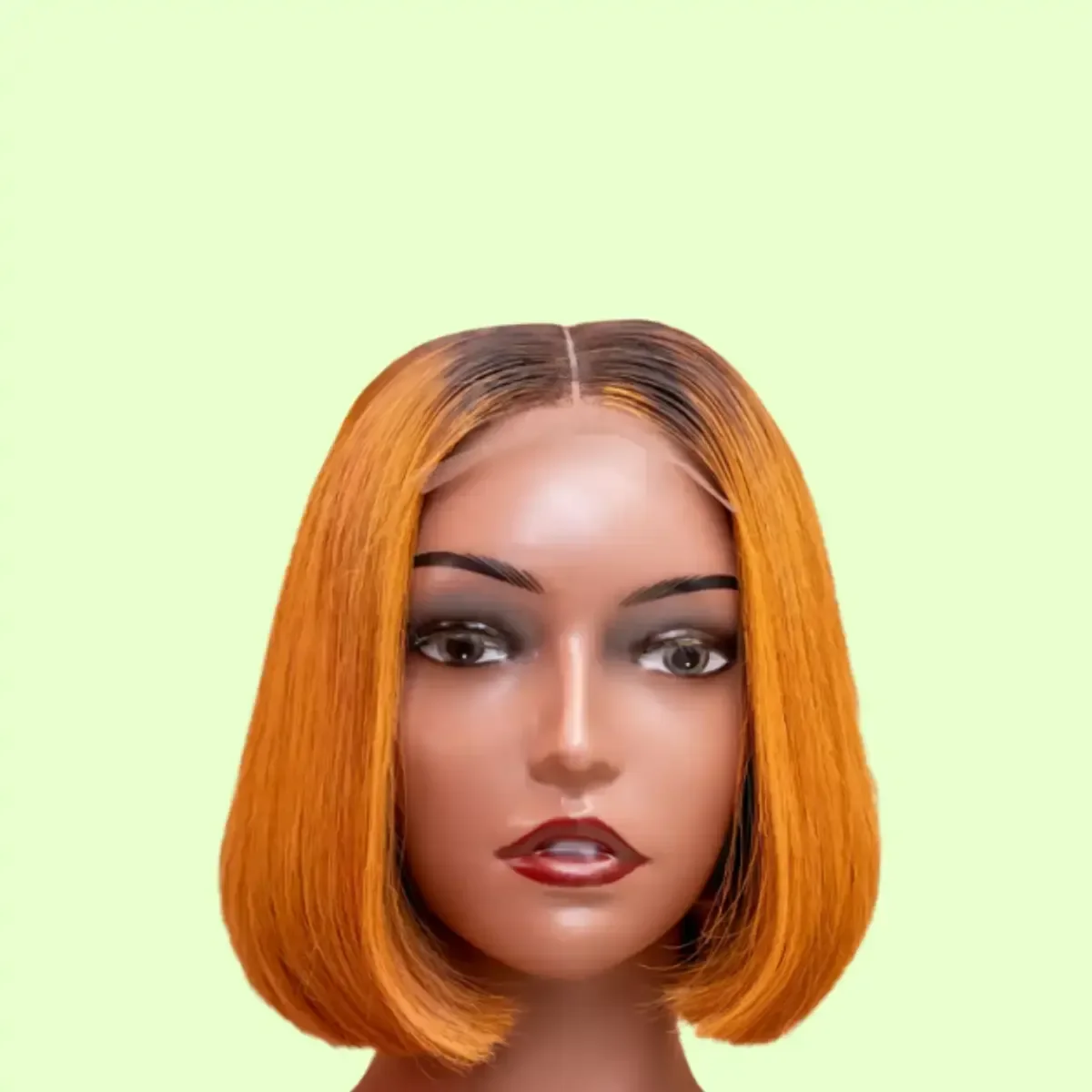 REMY BONE STRAIGHT WIG - OMBRE BLONDE 1/2