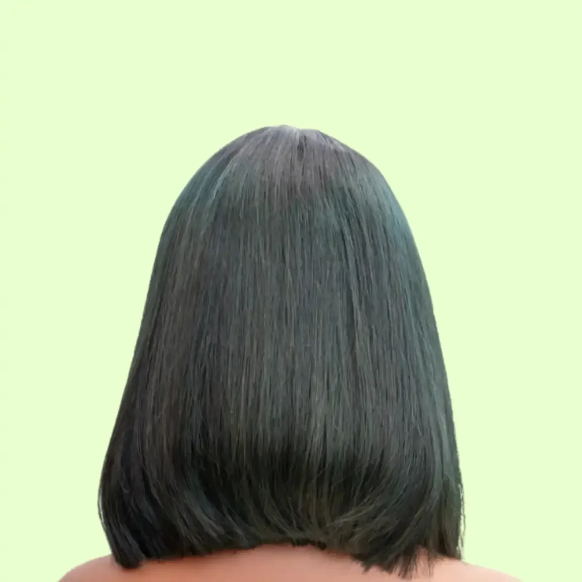 REMY BONE STRAIGHT WIG - OMBRE DARK GREEN