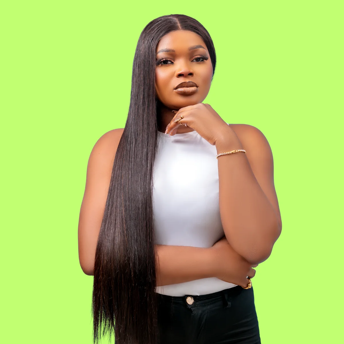 MILAN LUXURY DD BONE STRAIGHT WIG (5X5)