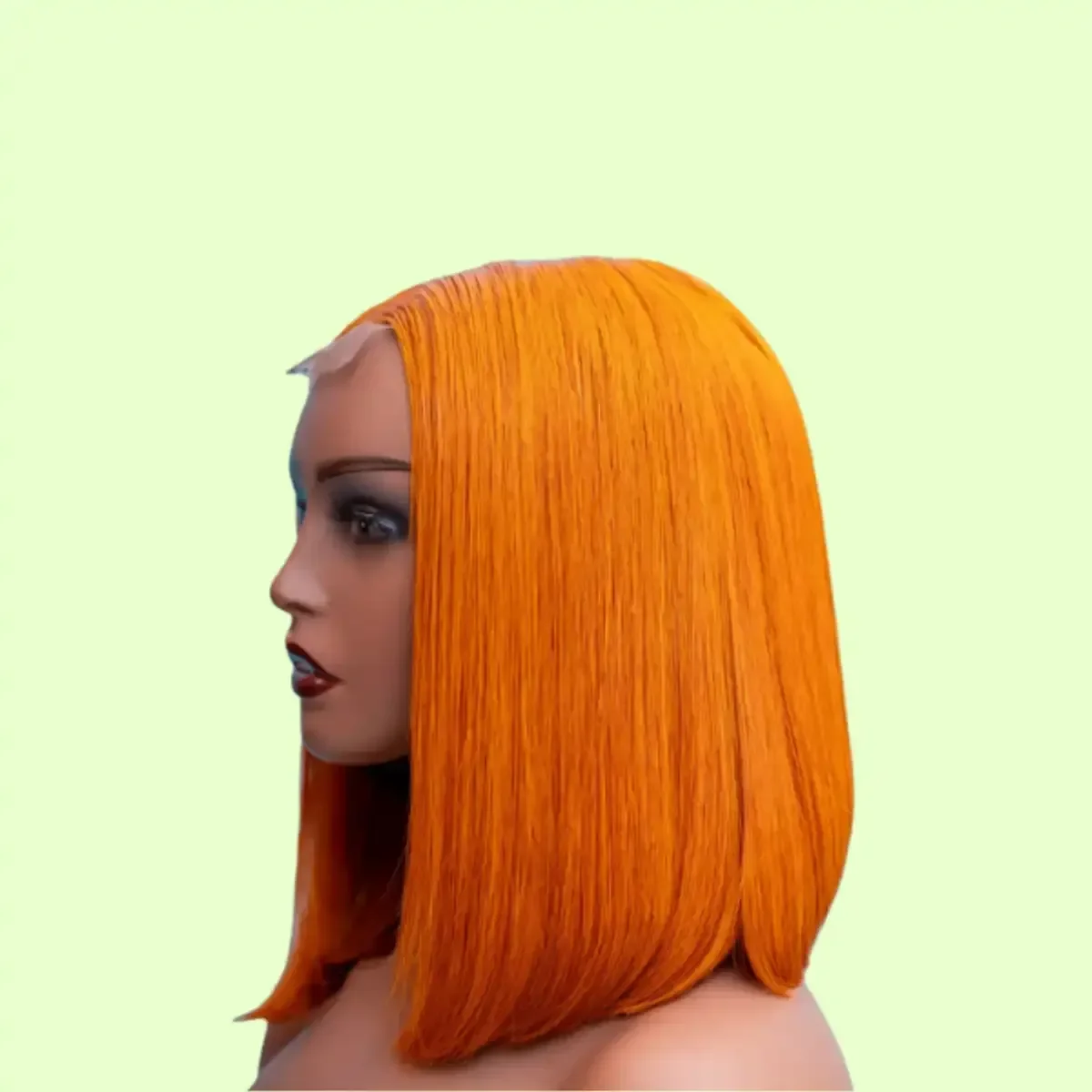 REMY BONE STRAIGHT WIG - ORANGE 9