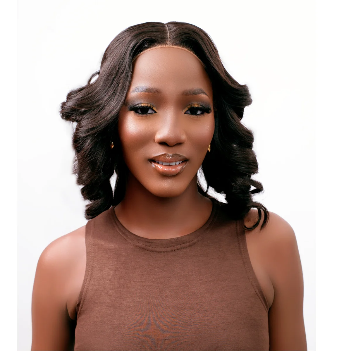 MILAN LUXURY REMY WAVY WIG (5X5) - NATURAL COLOUR