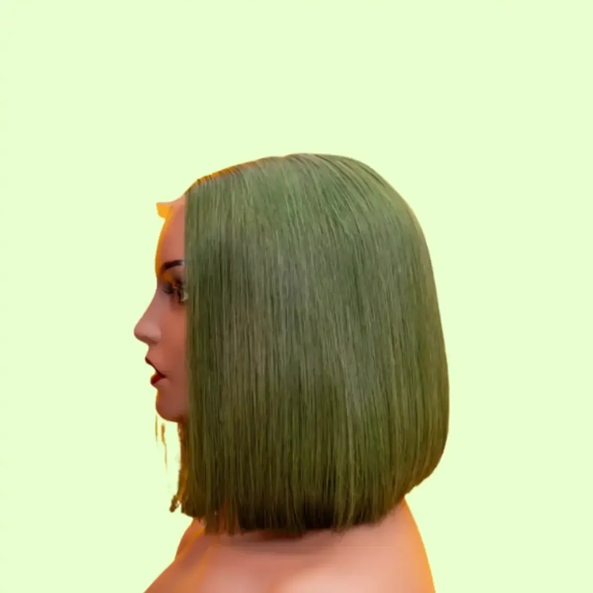 REMY BONE STRAIGHT WIG - GREEN 05