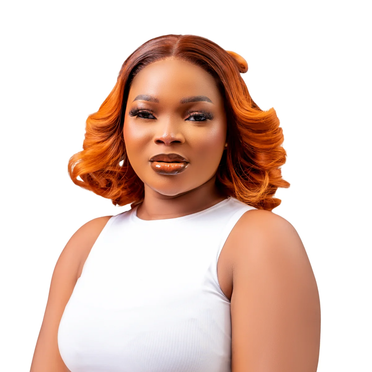 MILAN LUXURY OMBRE GINGER WIG (5X5 HD)